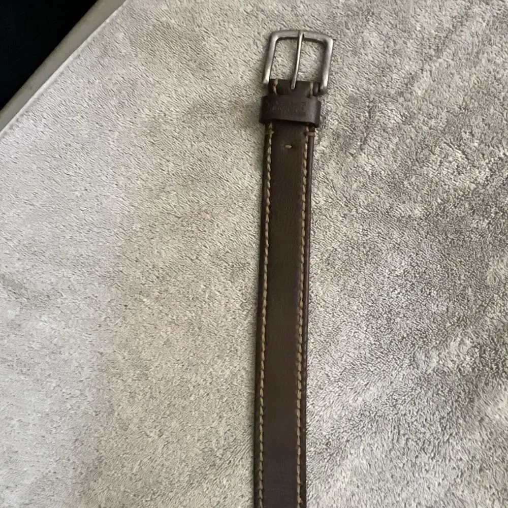Levis Brown‎ Work Belt Mens Sz L 38-40 Synthetic Leather 2-Horse Brand 1.5